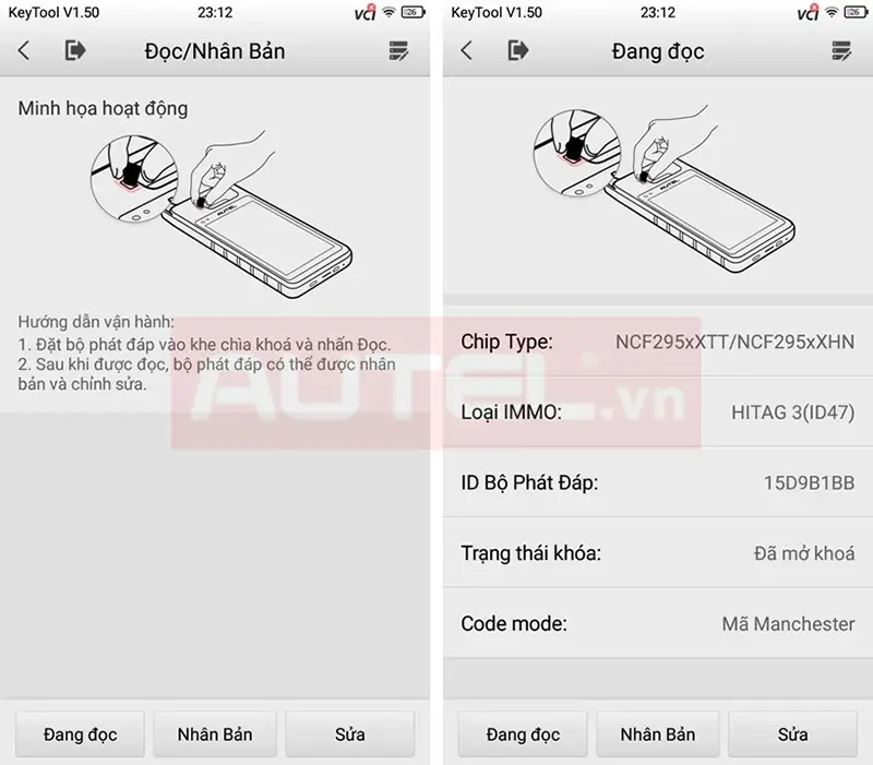 Đọc, sửa và sao chép chíp từ nổ máy